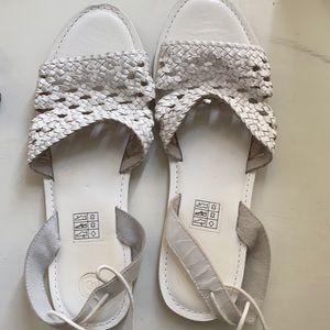 Urban Outfitters White Sandals